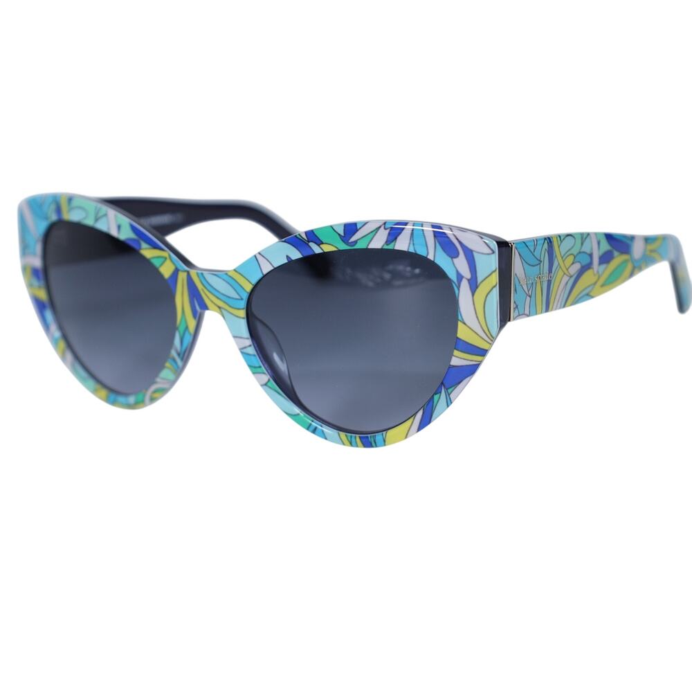 Kate Spade PAISLEIGH Floral Cat Eye Sunglasses - Blue Flower Print - NWT - Picture 3 of 12